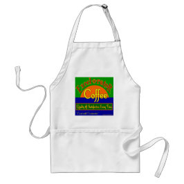 Tablier Excelorateur Café Retro Étiquette Art Apron