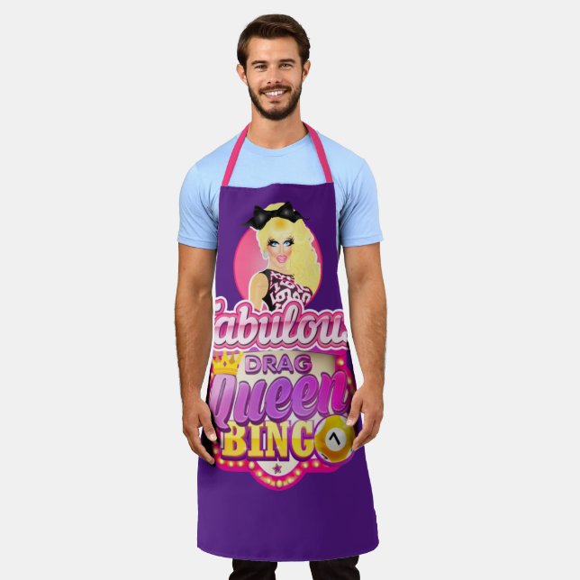 Tablier Fabrique Drag Queen Bingo Apron (Porté)