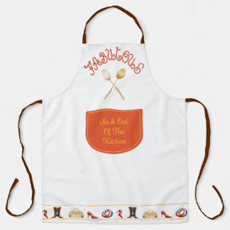 Tablier Fabuleux à l'entrée et à l'extérieur de la cuisine