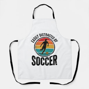 Tablier Facilement Distrait Par Le Football Design De T-Sh