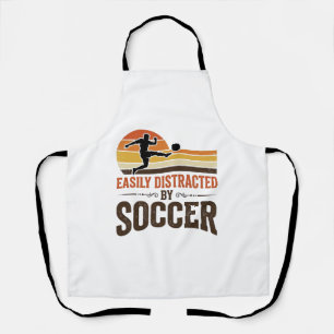 Tablier Facilement Distrait Par Le Football Design De T-Sh
