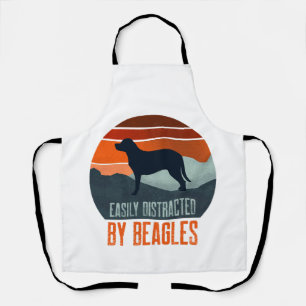 Tablier Facilement Distrait Par Les Promenades De Beagles