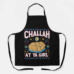 Tablier Fais lui du Challah Fille Drôle de nourriture Hanu