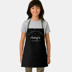 Tablier Fait maison avec amour Cuisine personnalisée Kid's