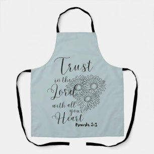 Tablier Faites confiance au Seigneur avec tout votre coeur