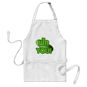 Tablier FAK YOU ! ... Courge verte (Melon d'hiver)