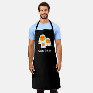 Tablier Famille en colère Singes design T-Shirt Bain Mat