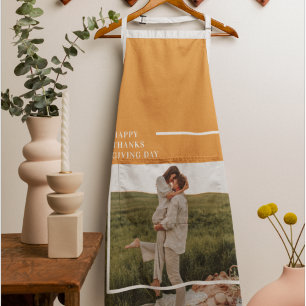 Tablier Famille moderne photo et Bon thanksgiving cadeau d