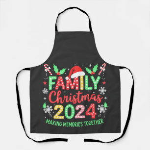 Tablier Famille Noël 2024 Xmas Family Matching