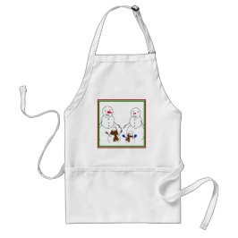 Tablier Famille Snowman