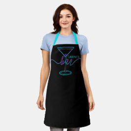 Tablier Fancy Script Fun Colonnes Fun Bar Aprons