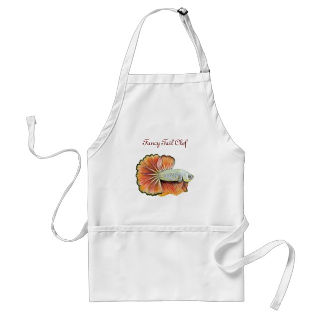 Tablier Fancy Tail Chef Betta Adulte Apron (Devant)