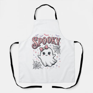 Tablier Fantôme Mignon Effrayant Design de Chemise Hallowe