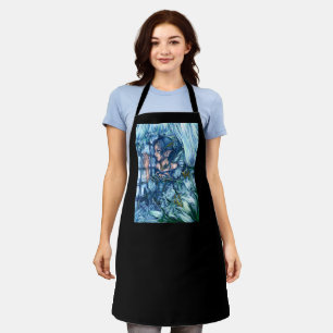 Tablier Fée de givre vue d'un hiver saphir