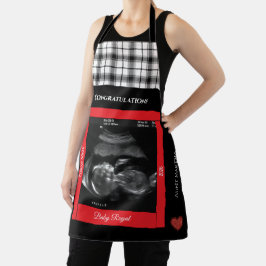 Tablier Félicitations Tante Sonogramme Bébé Bientôt