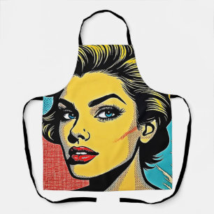 Tablier Femme définie par l'art pop audacieux