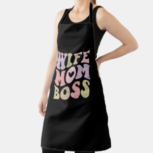 Tablier Femme Maman Patron Rétro Branchée Fête des mères N