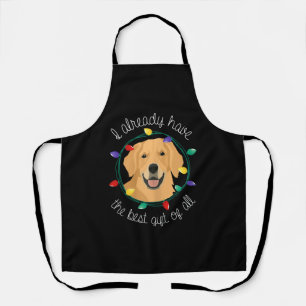 Tablier Femmes Golden Retriever Amoureux des chiens de Noë