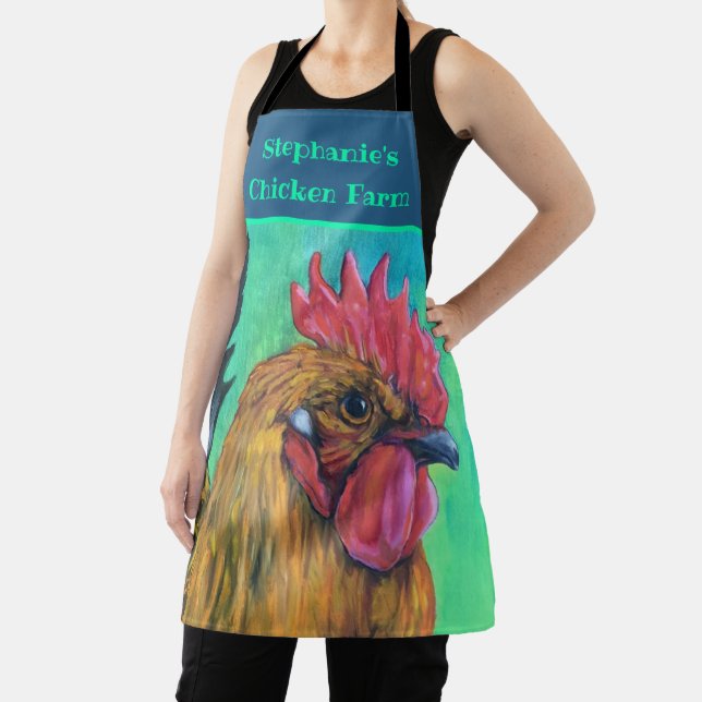 Tablier Ferme de poulet personnalisée (Insitu)