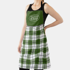 Tablier Ferme rustique mignonne arbres de Noël frais
