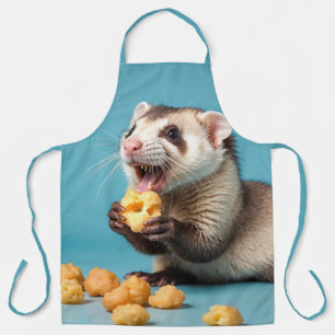 Tablier Ferret Cute Manger Fromage Poufs