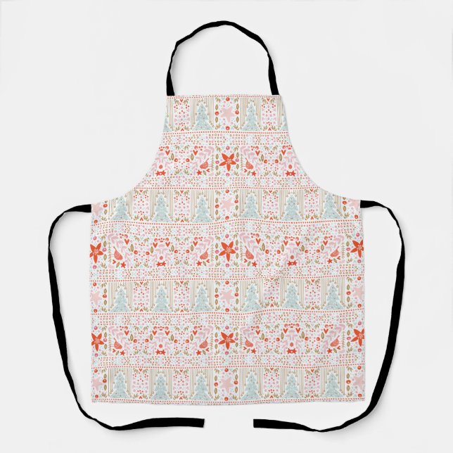 Tablier Festin Pastel Joyeux Noël (Recto)