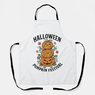 Tablier Festival de citrouilles d'Halloween Jack O Lantern