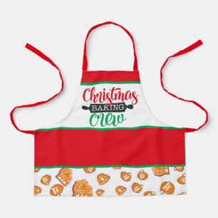 Tablier Festive Noël équipe de cuisine enfants