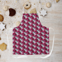 Tablier Festive vacances Poinsettias Motif