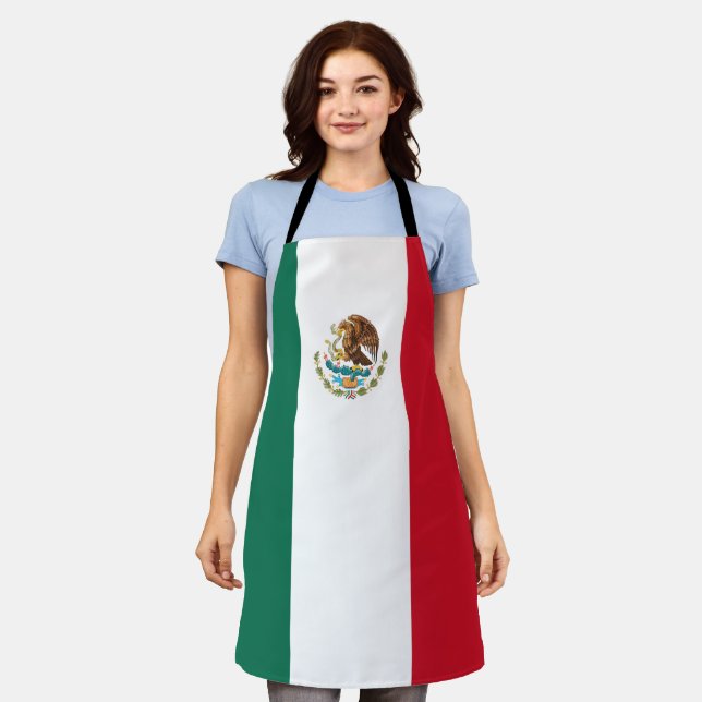Tablier Fête de l'Indépendance du drapeau mexicain Mexique (Porté)