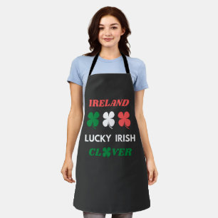 Tablier Fête de l'irlande de trèfle chic irlandais st.patr