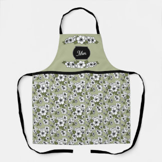 Tablier Fête des mères Anémone florale Apron