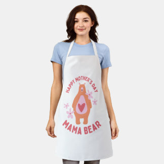 Tablier Fête des Mères Mama Bear Apron