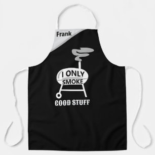 Tablier Fête des pères BBQ Apron, Pot Viande Fumeurs