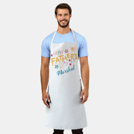 Tablier Fête des pères cadeau des enfants