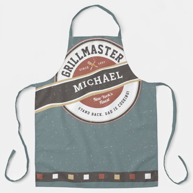 Tablier Fête des pères Grillmaster Funny Apron (Recto)
