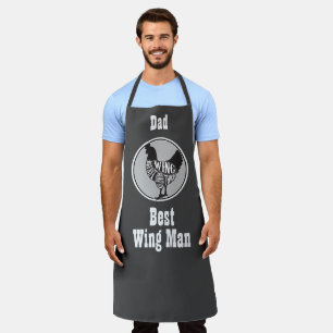 Tablier Fête des pères, papa, poule à la meilleure aile