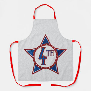 Tablier Fête du 14 juillet scintillante