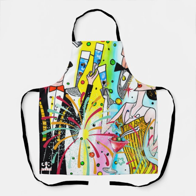 Tablier Fête du Nouvel An (Recto)