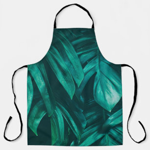 Tablier feuillage de la jungle tropicale, feuillage vert f