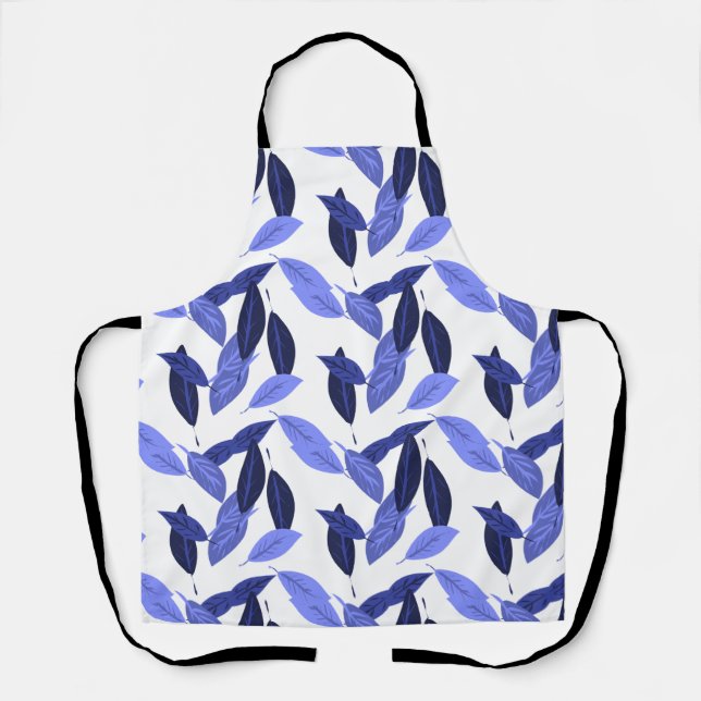 Tablier Feuille bleue (Recto)