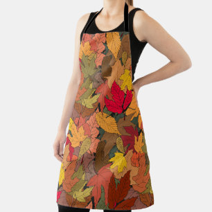 Tablier Feuilles d'automne colorées