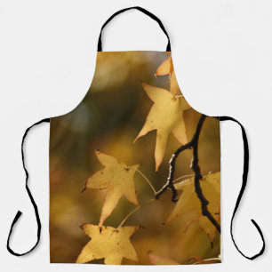 Tablier Feuilles d'automne jaune Apron