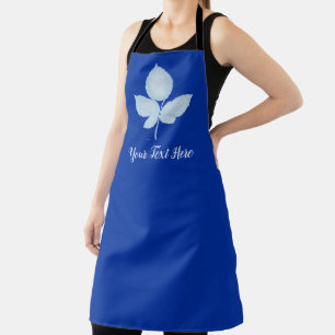 Tablier Feuilles de brique d'impression Cyano