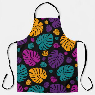 Tablier Feuilles de palmiers colorés