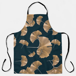 Tablier Feuilles de paume de ginko tropical, motif hawaïen