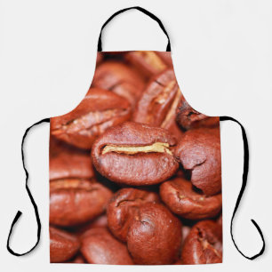 Tablier Fèves de café Brown grillées