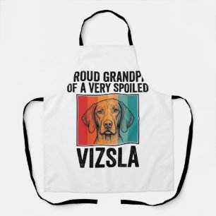 Tablier Fier grand-père Vizsla conception vintage amateur 