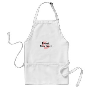 Tablier Fière nouvelle nani Baby Girl Empreintes