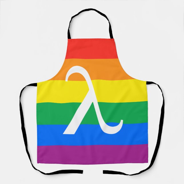 Tablier Fierté et activisme Lambda LGBT (Recto)